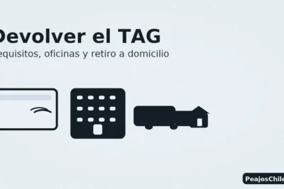 Devolver el TAG: requisitos, oficinas y retiro a domicilio — banner informativo