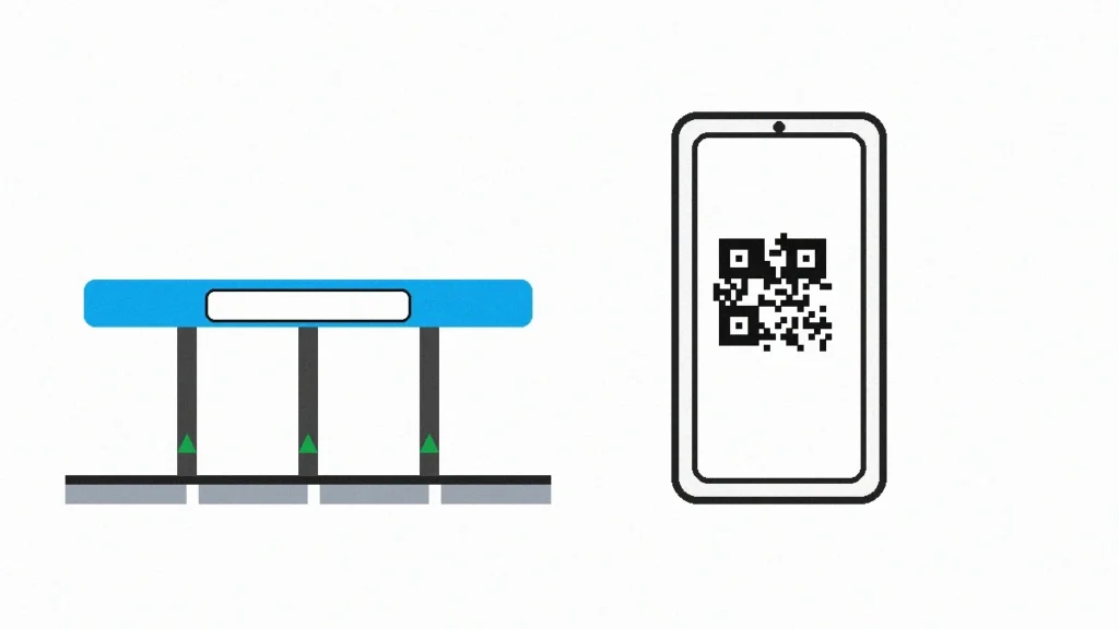 Pagar peaje online en Chile con código QR y pórtico electrónico