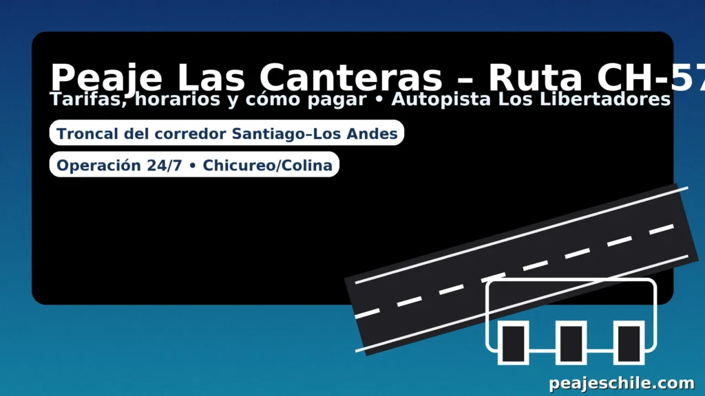 Ruta CH-57: tarifas, horarios y cómo pagar (Autopista Los Libertadores)