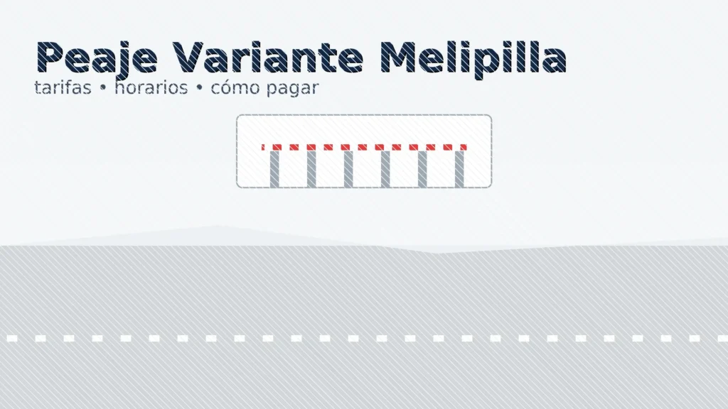 Peaje Variante Melipilla: tarifas, horarios y cómo pagar — guía para conductores