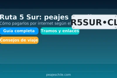 Ruta 5 Sur: cómo pagar peajes pendientes por internet según el tramo concesionado — guía completa – peajeschile.com
